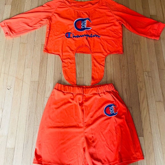 Orange Athletic Set - Picture 1 of 2